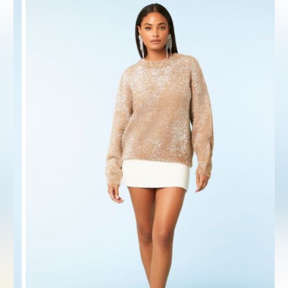 Occassion Metallic Knit Sweater - Picture 10 of 16